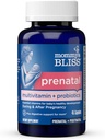 Kebahagiaan Ibu Prenatal Multivitamin + Probiotic untuk Perempuan w / Folic Acid, Mendukung Pengembangan Bayi & Ibu & Diduduki w / Zinc, Vitamin B6 & B12, Ginger & Cholin & Vegan & Gluten Free (45 Pelayan)