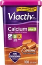 Viactiv Calcium Plus Vitamin D Suplemen lembut Chews, Caramel, 100 Cacah