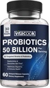 Provinsi 50 miliar, 23 Strain dengan Prebiotik Organik, Dukungan Digetical & Ammune, Freeze-Dry, Delayed- Rilis, Lebih Baik dari Yogurts Dozen, 60 Vegan Caps