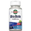 KAL Ultra Biotin 1000mcg ActivMelt, Pertumbuhan Rambut, Potency Tinggi B7 untuk Rambut Kesehatan, Skin, Nails dan Energi Dukungan, Vegetarian, Natural Mixed Berry Flavor, 60 Serv, 60 Micro Tablet