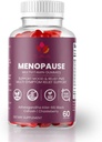 Menopause Gummies with Black Cohosh & Ashwagandha KSM-66 - Organic Suplemen Perempuan Wellness - 60 Count