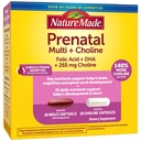 Nature Made Prenatal Vitamin Softgeels + Choline Capsules, Folic Acid + DHA + Choline, 60 Prenatal Vitamin for Women, 60 Choline Suplemen, 60 Day Supplemen