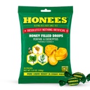 Honees Honey Menthol Cough Drops - 20- Piece, Single Pack Honey- Filed Lozenges 126; Bantuan Temporary dari Cough 124; Soothes Sore Throat 124; All Natural