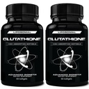 850mg Lipomal Glutathione Suplemen 124. 120 Total Lipomal Softgels 124; antioksidant Suplemen w / Gluta- IV ™, 100X Absorpsi Over Powder Glutathione