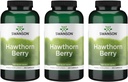 Swanson Hawthorn Berry Suplemen Antioksidant Flavonoid (250 Capsules, 565 mg Masing-masing) 3 Pack