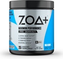 ZOA + Zero Sugar Pra Workout Powder, Wild Berry.