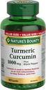 Nature 's Bounty Turmeric Curcumin 10000mg Plus Black Pepper, 90 Kapsul