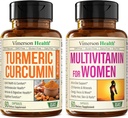 Turmeric Curcumin dengan Black Pepper Extract & Multivitamin for Women