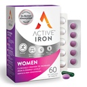 Suplemen Besi Aktif 25mg + Multivitamin bagi Perempuan - Secara klinis Dibuktikan untuk Meningkatkan Energi & Mengurangi Tiredness