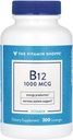 The Vitamin Shoppe Vitamin B12 1.000mcg - Support Energy Production, Once Daily Dietary Suplemen - Vitamin B-12 (As Cyanocobalamin), Gluten & Dairy Free (300 Lozenges)