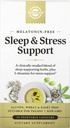 Solgar Sleep & Stress Support, Vegetable Capsules, Melonalin Free, Helling Relax, Calm You, Fall Asleep Quickly, Impreve Sleep Quality with Valerian, Passionflower, Hops, Non-GMO, 15 Count