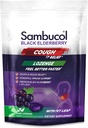 Sambucol Black Elderberry Cough Relief Lozenges - Cough Drops for Dewata, Sambucus Elderberry Lozenges, dengan Ivy Leaf, Cough & Mucus Relief, Hamilune Dupport, Berry Eucalyptus - 24 Count, 3 Pack