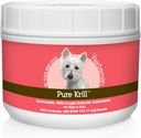 Herbsmith Pure Krill - Wild- Caught Antartika Krill - Just 1 Ingredient - Astaxanthin for Dogs - Ready-To-Use Omega 3 - Alternatif untuk Krill Oil for Dogs - 400g