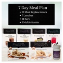 PROTIFIT - High Protein Rencana Pembangkit Makanan Kit, 15g Protein Suplemen & Snacks, 30 hari Multivitamin, Ideal Protein Kompatible (7 Hari Kit)