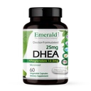 Emerald Labs DHEA 25mg - Tambahan Adrenal untuk Bantuan Hormone Keseimbangan * - termasuk DHEA - Gluten- Free - 60 Vegetable Capsules (30- Day Suppply)