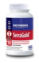 Enzymedica, SerraGold, High- Potency Serrapeptase Enzyme Suplement, Support Respiratory, Heart & Imune Fungsi, 60 Count