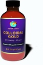 Bumi Klinik £Colloidal Emas - 2X terkonsentrasi 40 plum, 8 fl oz Amber Bottle untuk Enhanced Brain Health & Dukungan Kognitive