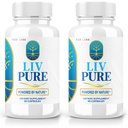 Rize lab - LivPure Didukung oleh Alam - Formula Advanced - Cleared Dukungan Dieter untuk Dukungan Hati, Kekuatan Ekstra, Vegan, Pil Fungsi Hati (120 Kapsul)
