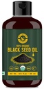 Benih Hitam / Nigella Sativa / Kalonji Seeds Oil (10,15 dlf oz), Virgin Cold- Menekan, Murni & Natural, Tanpa GMO, Sumber dari Thymoquinone & Omega 3.6 & 9