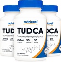 Nutricost Tudca 250mg, 30 Capsules (3 Botol)
