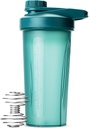 Tuan Pen- Botol Shaker untuk Campuran Protein dengan Kap Twist, 28 oz, Botol Protein Shake dengan Bola Wire Whish, Piala Shaker, Botol Mixer