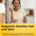 Nature Made Biotin 1000 mcg, Dietary Supplement Suplement Suply & Skin, 120 Softgels, 120 Hari Suppply (Paket 2)