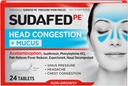 Konsultan Kepala PE Tertunda + Musus Tablet untuk Tekanan Sinus, Sakit & Konsumsi, 24 ct