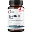 Design for Health Annatto-E 300mg Tocotrienol Vitamin E - Delta + Gamma Tocotrienol untuk mendukung Kesehatan, Kesehatan Mata, Penuaan Kesehatan - DeltaGold Antioksidants Suplemen (60 Vitamin E Softgelels)