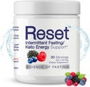 Reset Wild Berry 6 Energy Electrolytes, Metil B12, Metil Founte, Pink Sea Salt, Green Tea Bean Extracts, Super B Complex, Biotin, Zinc, 72 Trace Minements