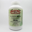 Holly Hill Health Foods, PureWay-C 500 MG dengan 100 MG Bioflavonoid, Buffered, 240 Vegetarian Capsules (8 Pasokan Bulan)