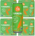 ZYN Turmeric Wellness Drink (24 Pack), Mango Lychee Flavored Turcumin Drink with Black Pepper, No Added Sugar, Low Carb & Low Calorie Drink, Clean Alternative