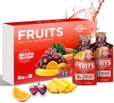 Super Fruit Liquid Juice - 30 Pouches Superfood Fruits Suplement for Women, Men and Kids - Dukung Energi, Kebal, Gangguan & Metabolisme - Vegan, 30 Hari Suppply