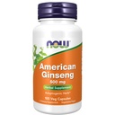 Sekarang Makanan Suplemen, American Ginseng (Panax quququegolius) 500 mg, Herbal Suplemen, 100 Veg Capsules