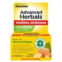 Dari Makers of Dramamine, Advanced Herbals, Non-Drowsy, Motion Sickness Relief, Dibuat dengan Natural Ginger, 18 Count