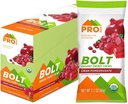 PROBAR - BOLT Energi Organik Chews, Cranberry Pageculate, Non- GMO, Gluten- Free, USDA Bersertifikat Organik, sehat, Energi Alam, Gummi Bahan Bakar Cepat dengan Vitamin B & C (12 Count)