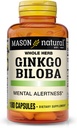Mason Vitamin Ginkgo Biloba Capsules, 180 Count
