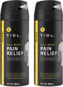 TiDL Cryotherapy Relief Spray, 3 Oz (Paket 2) Targeted Neck Pain, Bersama dan Muscle Pain Relief dengan Organic, Plant- berbasis Menthol, Instant Cooling for Arthritis, Back & Knee Pain