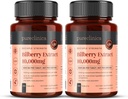 puberica Bilberry Extract 10.000mg x 360 Tablet (2 Bottles) - 10 X More antrocyanidinin per Talet Daripada kebanyakan lainnya - dan 5mg Black Pepper Extract untuk 300% Peningkatan Absorpsi