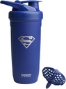 Smartshake DC COMICS Memaksa Protein Baja Stainless Shaker 900 ml 124; 30 oz - Ceakproof Screw on Lid - BPA Free - Unisex