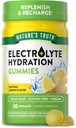 Nature 's Truth Electrolite Gummies for Hydration 124; 30 Count 124; Vegan, Non-GMO & Gluten Free Supplement = 124; Lemon Flavor