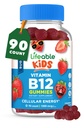 Lifeable Sugar Free Kids Vitamin B12 Gummies: 124; 1000 mcg 124; Tasting B12 Vitamin untuk Anak-anak; Energi, Mood, dan Metabolisme Mendukung 124; B 12 Vitamin Gummi untuk Laki-laki dan Perempuan 124; 90 Gummi