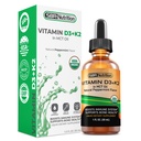 SBR NUtrition MAX Absorpsi, Vitamin D3 + K2 (MK-7) Cair Drops with MCT Oil, Peppermint Flavor, Membantu Dukungan Tulang Kuat dan Hati Sehat