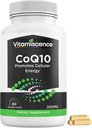CoQ10, Satu Paket, 200 mg, 60 Capsules Count, memproyeksikan energi cellular, antioksidan, Co Q10 Suplemen, untuk Pria dan Perempuan.