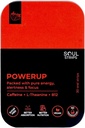 Soul Strips Power Up - Workout + Energy Oral Strips with Caffeine, L-Theanine, Vitamin B12, Strawberry Flavor, Enhances Metabolisme, Quick Absorb, Daily Gunakan, Nol Gula, Vegan, 30 Strips Pack