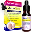ZanaQuick Extra Power Toenail & Fingernail Repair Drops - Nail Care Renewal untuk Thick, Damaged & Discolored Nails - 1 Pack, 0.50 fl oz