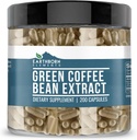 Elements Green Coffee Bean Extract 200 Capsules, Pure & Undiluted, No Addonitives