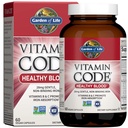 Garden of Life Vitamin Code Healleal Blood - Iron Suplement for Women, 60 Vegan Capsules, with Vitamin B, C, Trace Minerals, Fruit Vegies, Progories - for Energy and Anemia Support
