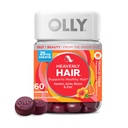 Gummy Rambut Surga OLLY, Mendukung Rambut Sehat, Kertin, Biotin, AMLA, Supplemen Chewable, 30 Hari Supply - 60 Count