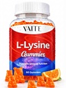 L-Lysine 100mg Gummies - Support Skin, Lip, Vegan, Gluten Free, Vitamin for Dewas Tesis Kesehatan & Imune System, Chewables, Amino Acid Vitamin Suplemen & Kompleks, Non-GMO