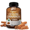 NutriFlair Organic Ceylon Tambahan 1200mg, 120 Capsules - USDA Disahkan - Non-GMO, Gluten Free Powder, Pil Antioksidant